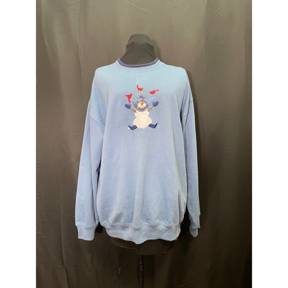 MC Sportswear Tops - Vintage Snowman Cardinals Sweatshirt Celebrate Winter & Christmas MC Sportswear